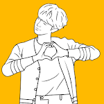 How to Draw Bangtan Boys Game screenshot-app