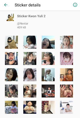 Stiker Lucu Kwon Yuli - WAStickerApps screenshot-app