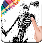 siren head coloring screenshot-app