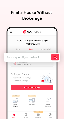 NoBroker Flat, Apartment, House, Rent, Buy & Sell screenshot-app