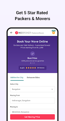 NoBroker Flat, Apartment, House, Rent, Buy & Sell screenshot-app