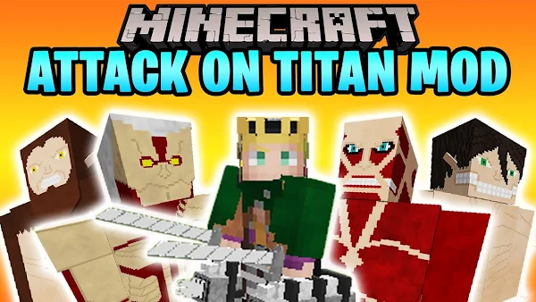 Attack On Titans Mod Minecraft screenshot-app