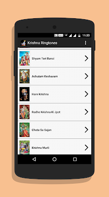 Krishna Ringtones screenshot-app