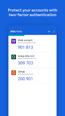 Okta Verify screenshot-app