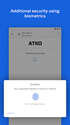 Okta Verify screenshot-app