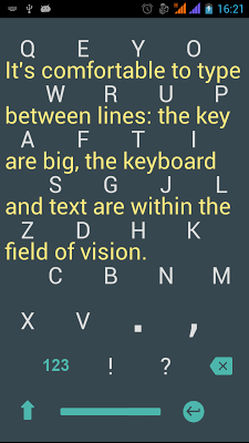 1C Big Keyboard screenshot-app