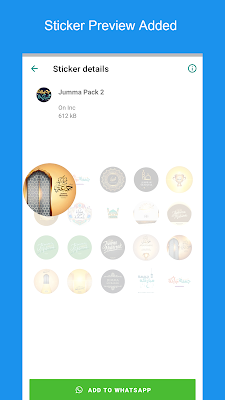 Jummah Mubarak Stickers For WhatsApp-WAStickersApp screenshot-app