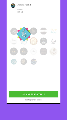 Jummah Mubarak Stickers For WhatsApp-WAStickersApp screenshot-app