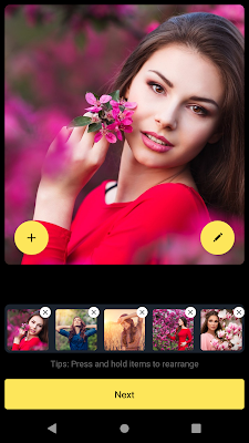 ساخت کلیپ با عکس موسیقی screenshot-app