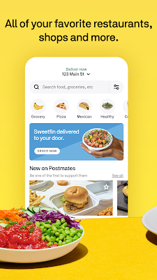 Postmates - Food, grocery & more screenshot-app