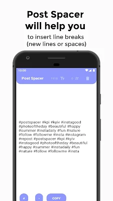 Post Spacer - Spaces for Instagram screenshot-app
