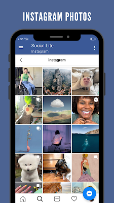 Social Lite for Facebook, Instagram & Twitter screenshot-app