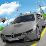 Driver BMW I8 Night City screenshot-app