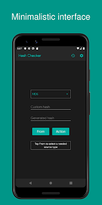 Hash Checker: MD5, SHA-1/224/256/384/512, CRC-32 screenshot-app