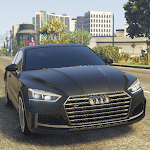 Audi RS5 City Driving Simulator screenshot-app