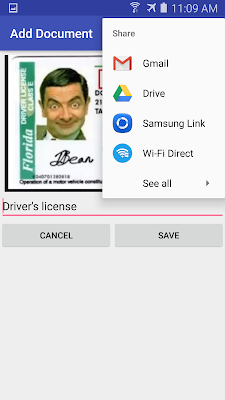 Driver Licence : Secure Docs Storage screenshot-app