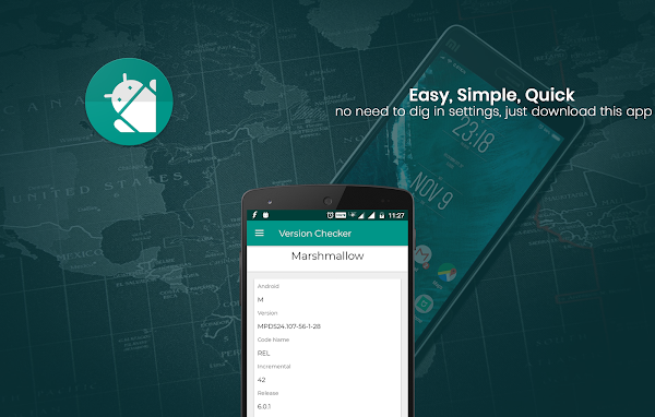 Version Checker for Android OS screenshot-app