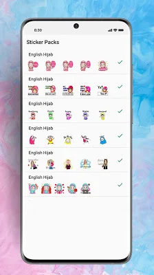 Sticker Hijab Muslimah Cantik WaStickerApps screenshot-app