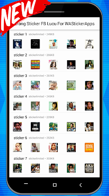Perang Sticker FB Lucu For WAStickerApps screenshot-app