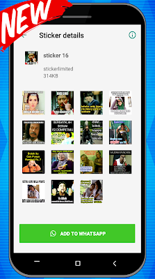 Perang Sticker FB Lucu For WAStickerApps screenshot-app