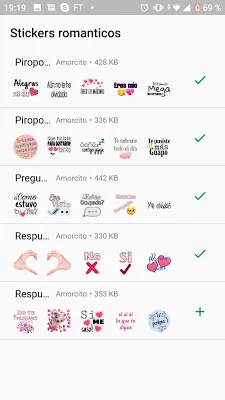 Stickers de amor para WhatsApp 💕 - WASticker screenshot-app