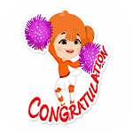 Congratulations Stickers screenshot-app