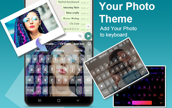 Stylish Keyboard - Fonts Style & RGB Themes screenshot-app