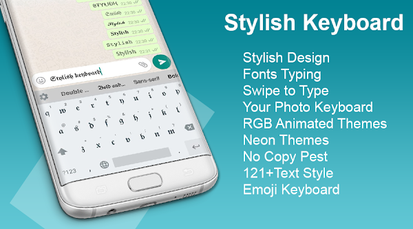 Stylish Keyboard - Fonts Style & RGB Themes screenshot-app