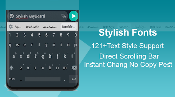 Stylish Keyboard - Fonts Style & RGB Themes screenshot-app