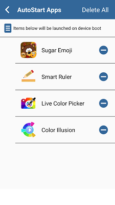 AutoStart App Manager screenshot-app