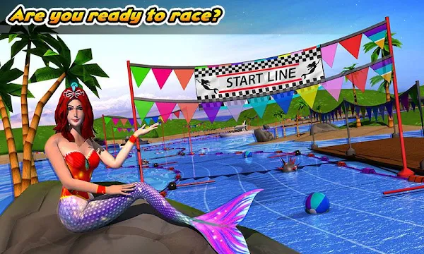 Mermaid Race 2019 screenshot-app