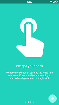 30 Sec - Split videos for Whatsapp Status screenshot-app
