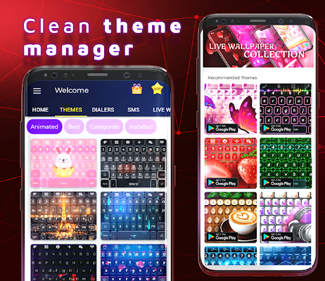 Red Keyboard Themes & Wallpapers screenshot-app