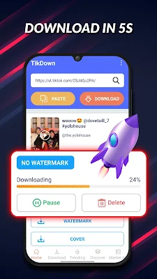 Video Downloader for TikTok screenshot-app