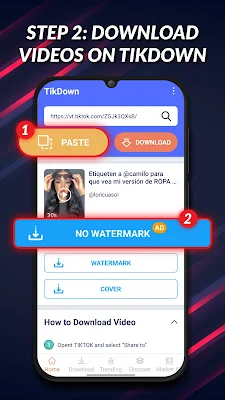 Video Downloader for TikTok screenshot-app