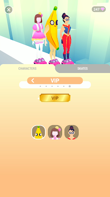 Sky Roller: Rainbow Skating screenshot-app