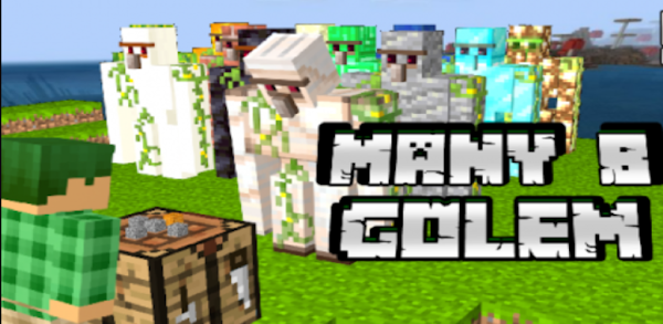 Many B Golem Mod for Minecraft PE screenshot-app