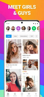 Live stream & random talk chat screenshot-app