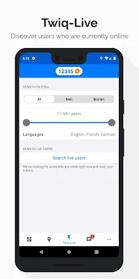 Twiq - Anonymous Chat screenshot-app