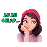 Stiker WA 3D Cewek Cantik Lucu Terbaru screenshot-app