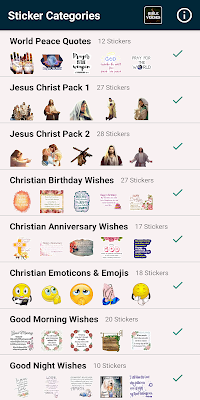 Jesus Christ & Bible Verse Stickers screenshot-app