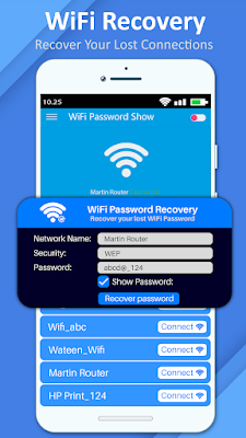 Wifi Password Show - Wifi Password Master Key screenshot-app