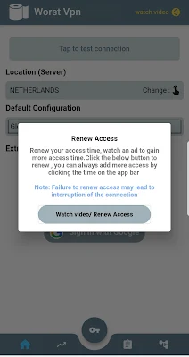 WORST VPN screenshot-app