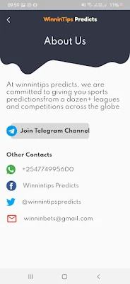 WinninTips Predicts screenshot-app