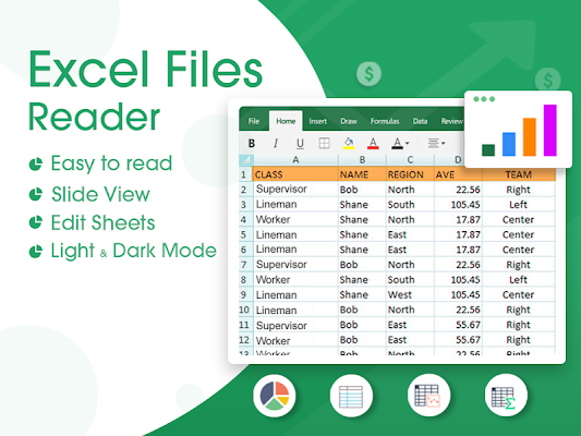 Xls File Reader & Xlsx Viewer screenshot-app