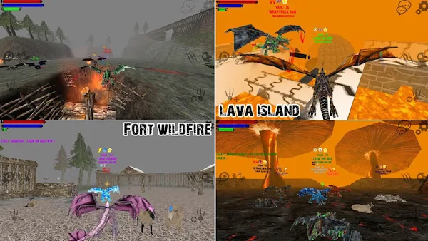 Dragons Online 3D Multiplayer screenshot-app