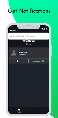 Dasta - last seen online tracker for Whatsapp screenshot-app