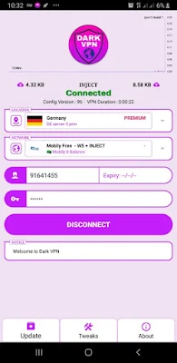 DARK VPN Secure Fast proxy Vpn screenshot-app