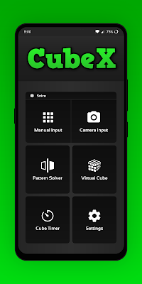 CubeX - Cube Solver, Virtual Cube and Timer screenshot-app