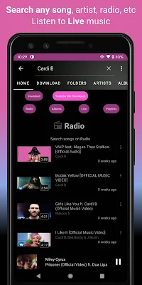 Video Music Player Downloader screenshot-app